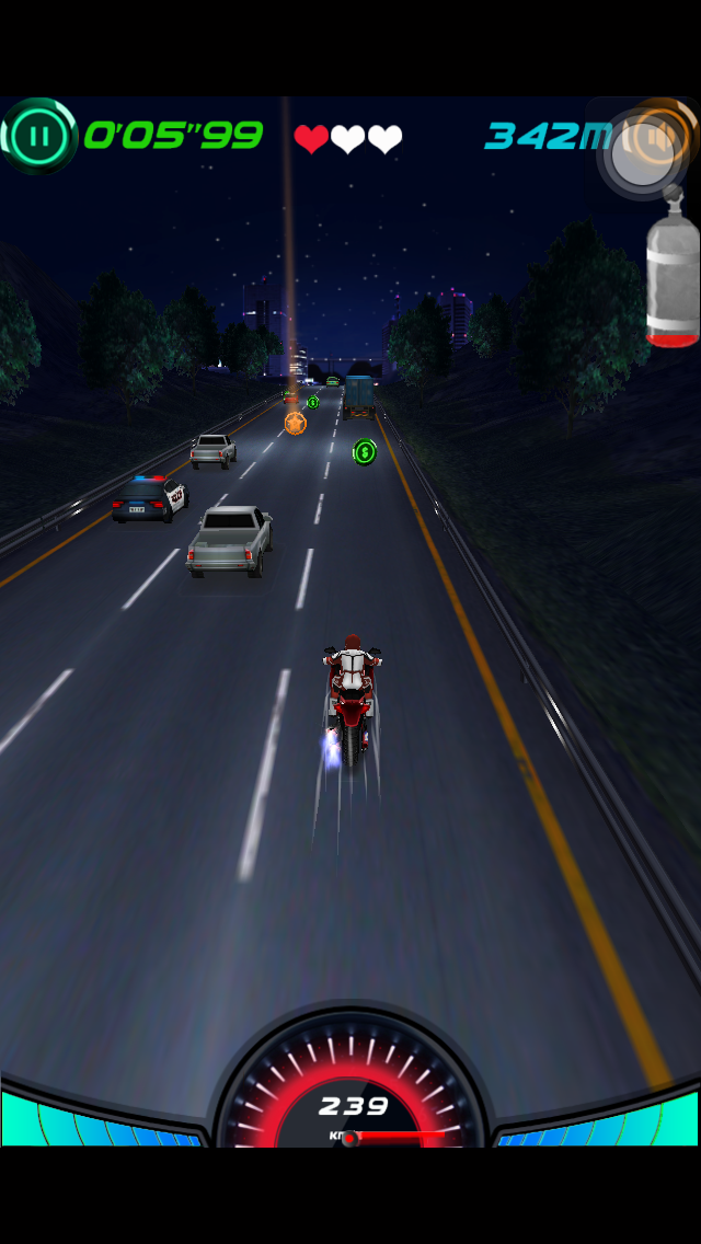 Screenshot #2 pour Speed Night Moto