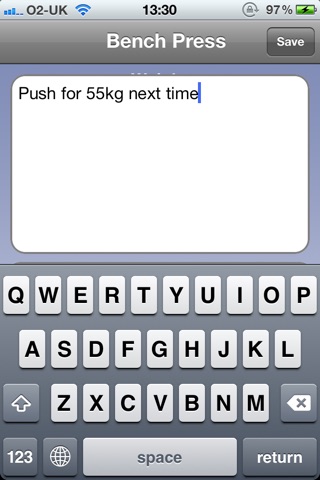 Easy Weights Log screenshot 4