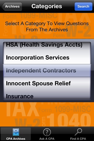 ASK A CPA Tax Answers screenshot 2