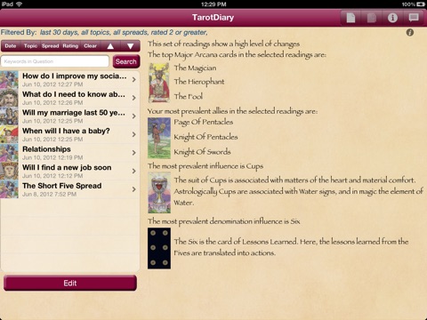 TarotDiary Free screenshot 4