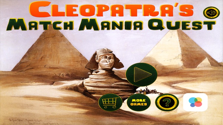 Cleopatra Egyptian Desert Curse- Match Mania Quest