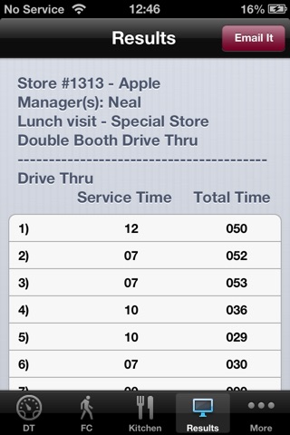 Fast Food Timer screenshot 2