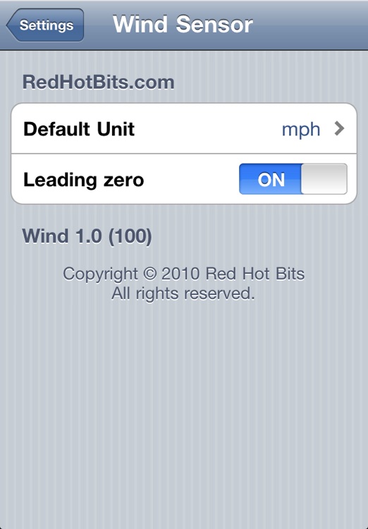 Wind Sensor