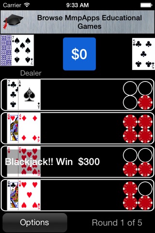 Crackjack - an Addictive Game of Blackjack screenshot 2