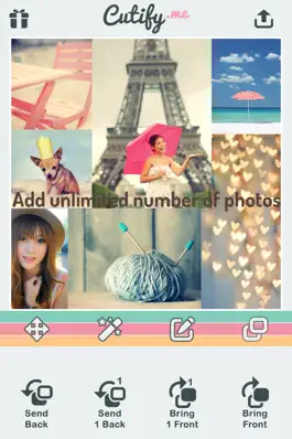 Game screenshot Cutify Me - Kawaii Photo Decoration with Dress Up Stickers Cute Face Masks Lovely Bokeh Light Effects and Vintage Filters mod apk