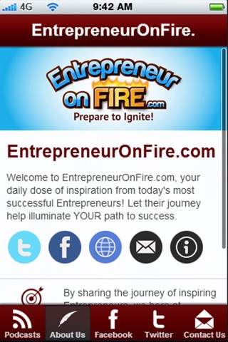 EntrepreneurOnFire.com screenshot 2