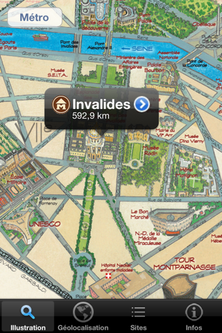 Paris découverte - plans, métros & monuments - Premium screenshot 3