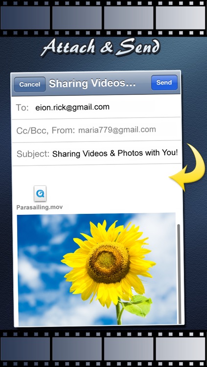 Video Email (+ Photos) : Videos & Multiple Photo Sharing through Email screenshot-4