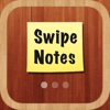 Swipe Notes - Sticky Notes with Your Inspirational Background