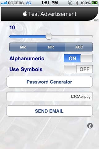 iPassword Generator screenshot 2