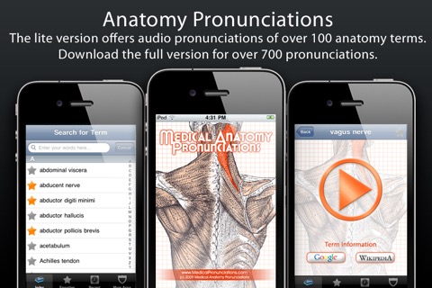 Anatomy Pronunciations Liteのおすすめ画像1