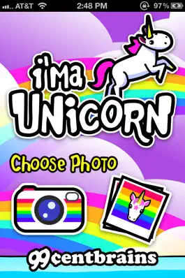 Game screenshot I'ma Unicorn - Amazing Glitter Rainbow Sticker Camera! mod apk