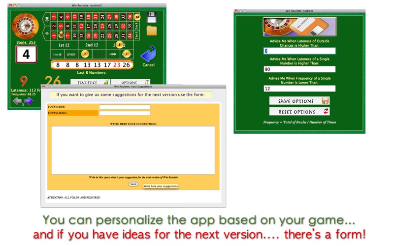 win roulette iphone screenshot 3