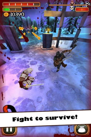 BLACK FIST Ninja Run Challenge screenshot 2