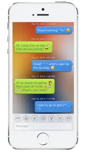 Bubble Emoji 3 – chat with emoticon smiley face in emoji keyboard :-) screenshot #3 for iPhone