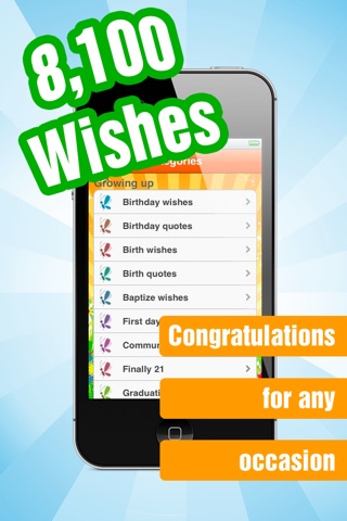 Congratulations - Greetings, Quotes and Wishes for Every Occasion like Easter, Mother's or Father's Day screenshot 2