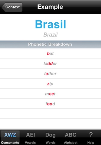 Decoder PORTUGUESE (Brazilian) Pronunciation Guide screenshot 4