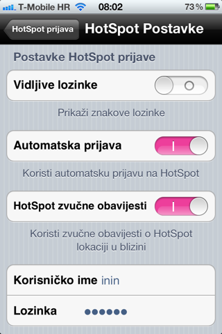 HotSpot Hrvatski Telekom screenshot 4