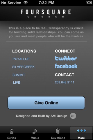 Foursquare Church screenshot 3
