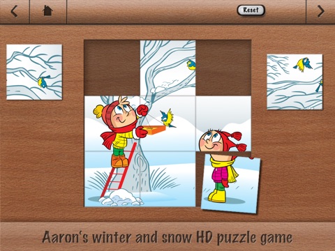 Aaron's winter and snow HD puzzle game screenshot 2