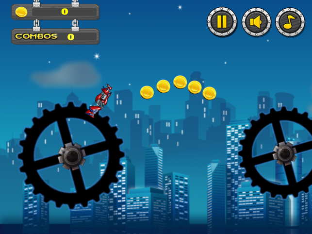 Attack of the Robot Sky Surfers Fun Free Game, game for IOS