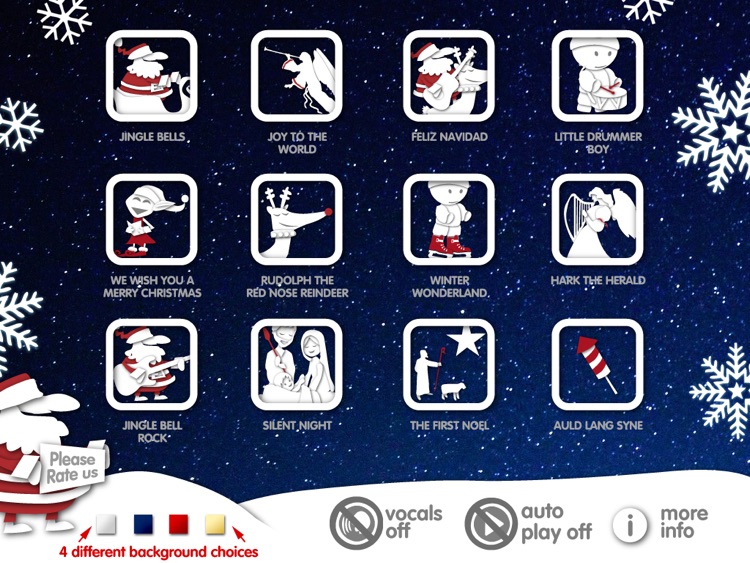 Christmas Karaoke App : 12 Carols