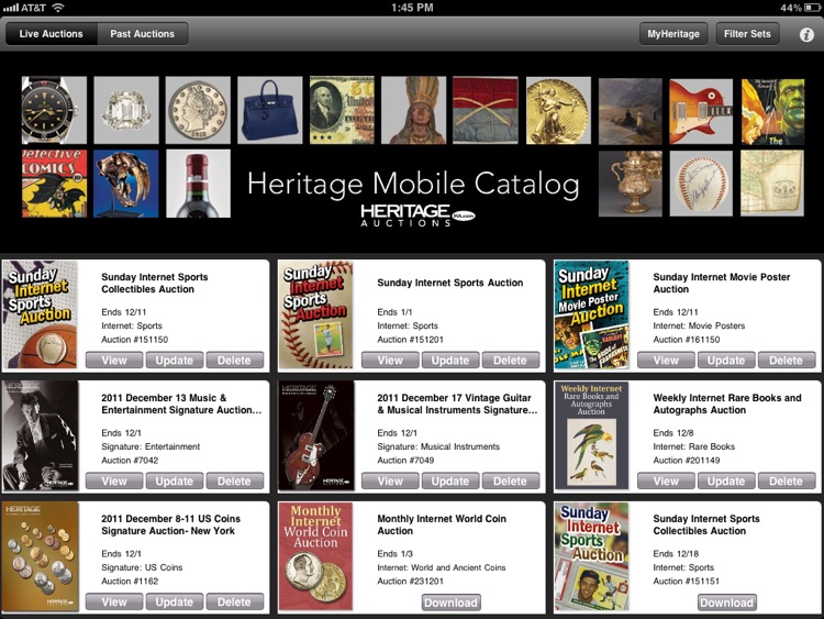 Heritage Mobile Catalog