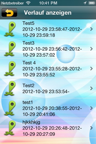 NC GPS Tracker - The footprints records Tracker screenshot 3