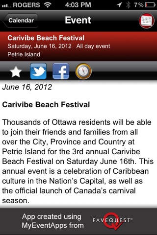 Ottawa Festivals screenshot 3