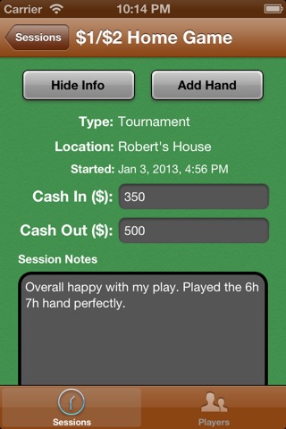Poker Scribe screenshot 2