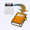 Txt2Book - Create epub book from text and read in iBooks or Stanza