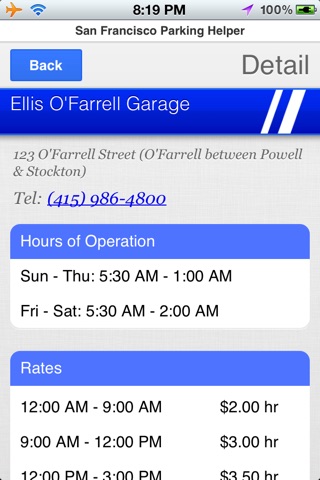San Francisco Parking Helper screenshot 2