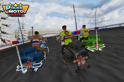 Police Moto Race ( 3D Racing Games ) screenshot 3