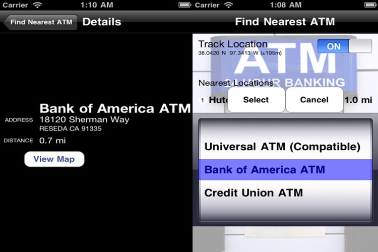 Find Nearest ATM
