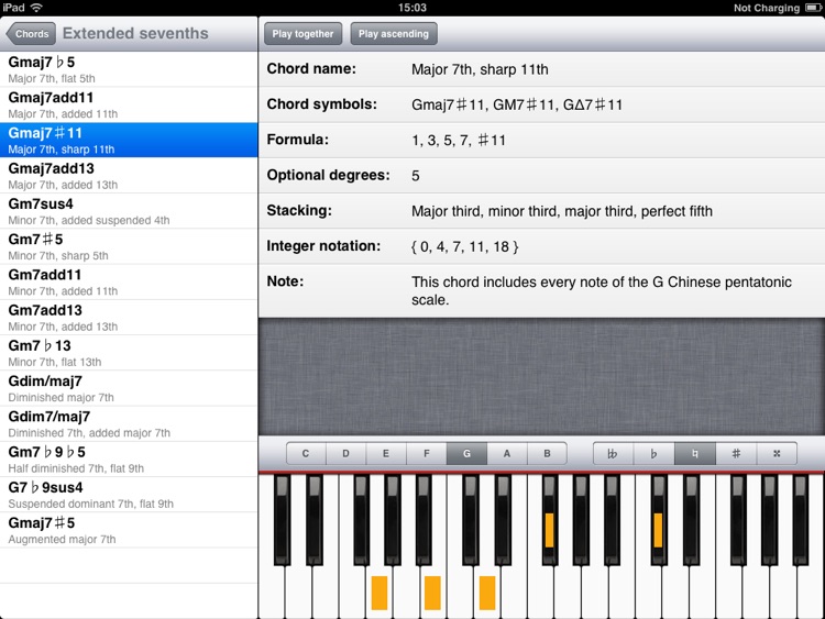 ChordFinder for iPad