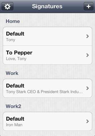Quick Signature - Multiple Email Signatures screenshot 2