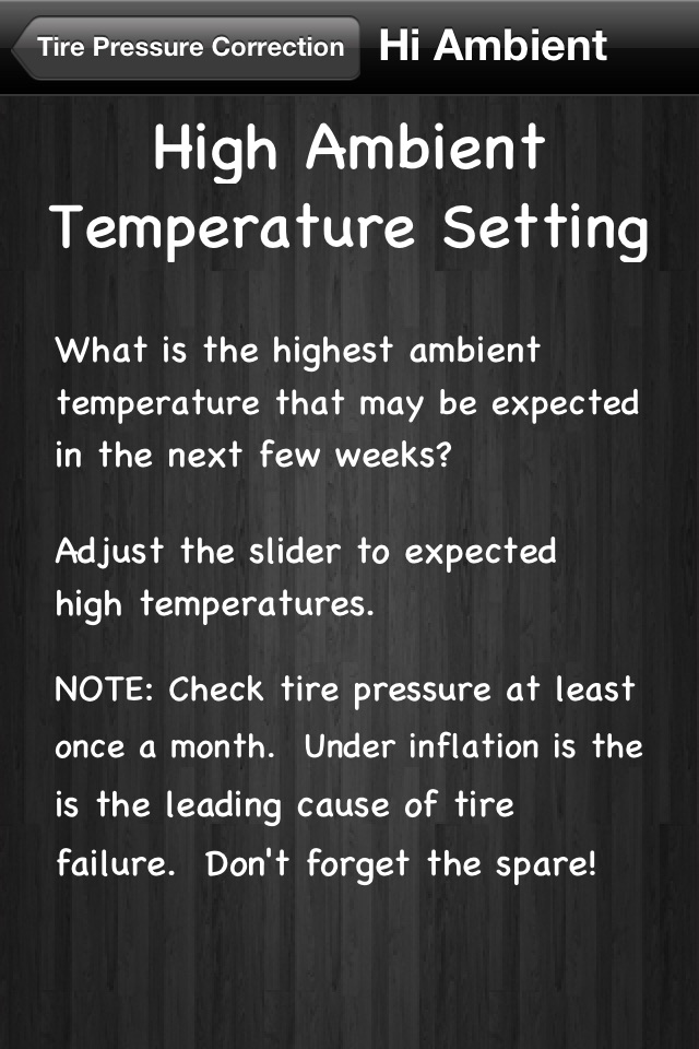 Tire Pressure Correction screenshot 4