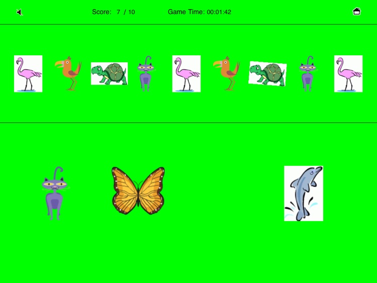 A Kindergarten Pattern Recognition Game - for iPad
