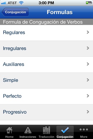 VerbosIngles screenshot 3