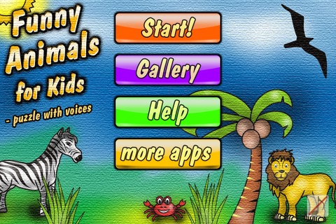 Funny Animals for Kids - puzzle with voices screenshot 4