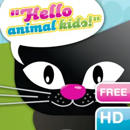 Heydooda! The kitty says: Hello animal kids app icon