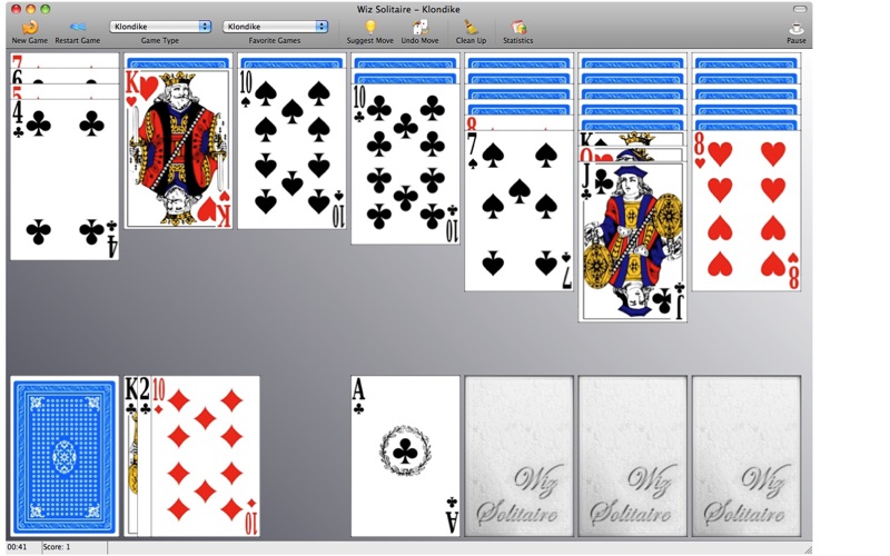 Wiz Solitaire Screenshot