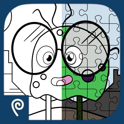 Color It Puzzle It: Aliens Lite