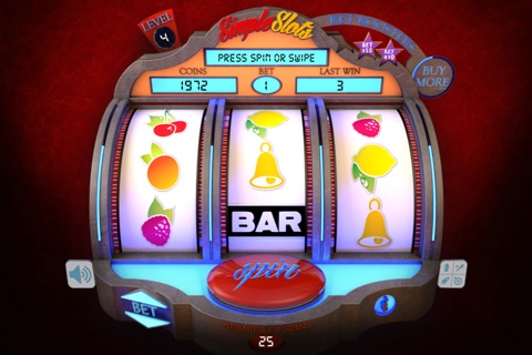 Simple slots - casino style slot machine screenshot 2