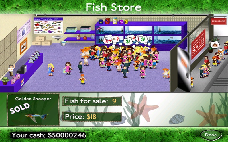 fish tycoon iphone screenshot 2