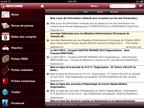 Hepatoweb HD screenshot 2