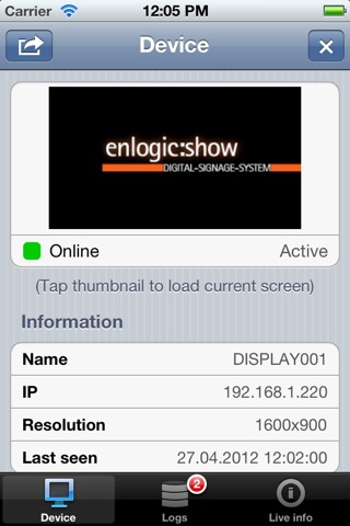 enlogic:admin screenshot 3