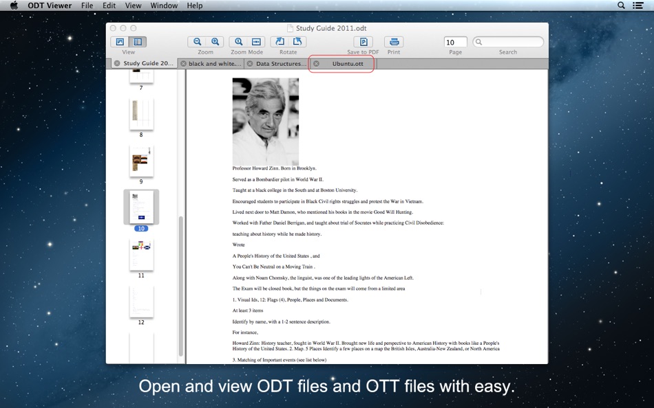 ODT Viewer for Mac OS X - 2.0.0 - (macOS)