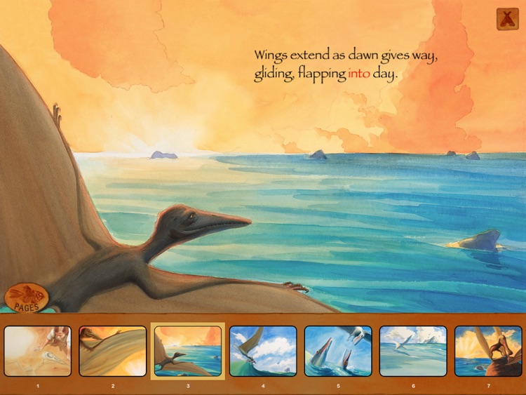 Fossil is an interactive story for curious kids and budding scientists which talks about stones that once were dinosaur bones. An archaeological narrative by Claire Ewart. (iPad Lite Version, by Auryn Apps)