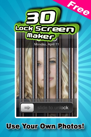 3D Lock Screen Maker Free screenshot 2